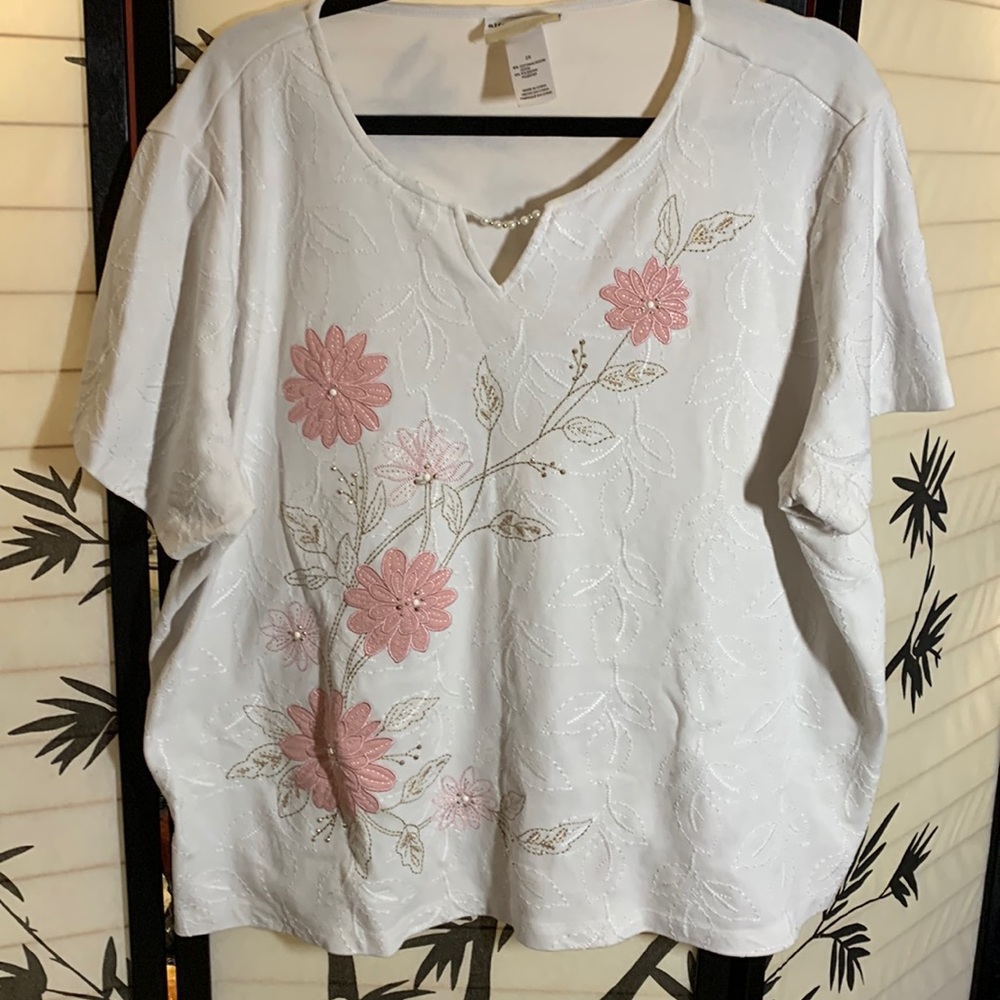 Alfred Dunner Dress Top Sz 2x